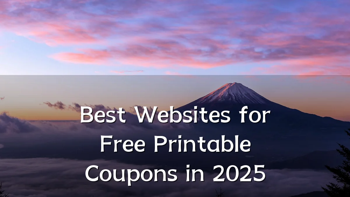 Best Websites for Free Printable Coupons in 2025