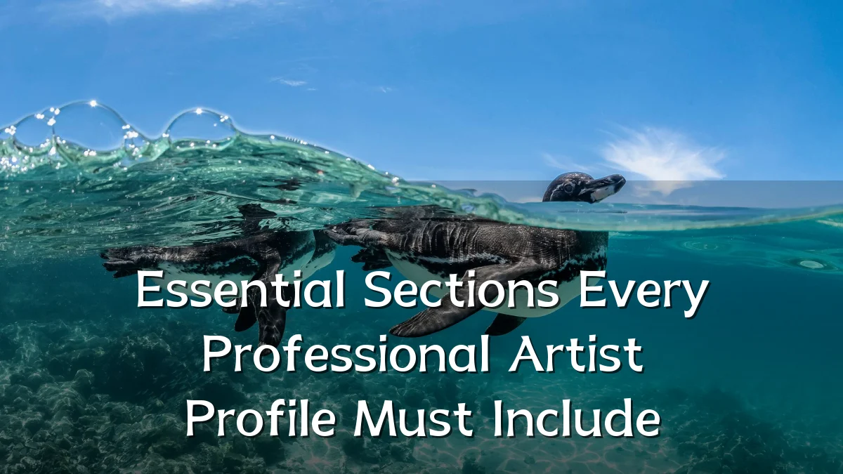 Essential Sections Every Professional Artist Profile Must Include