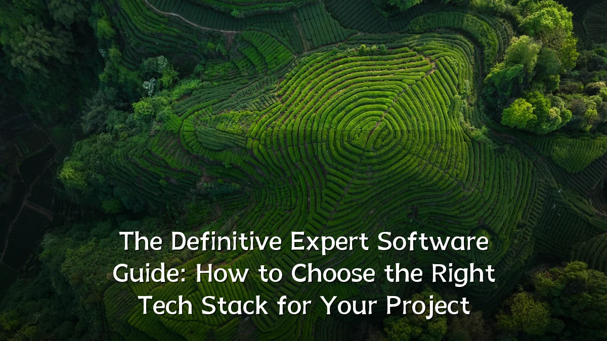 The Definitive Expert Software Guide: How to Choose the Right Tech Stack for Your Project